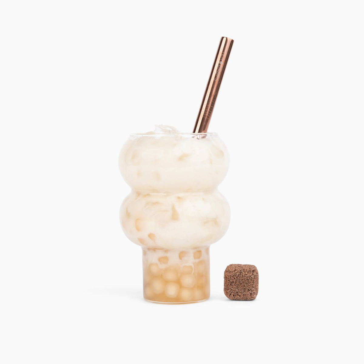 Single Strawberry Matcha + Instant Boba Tea